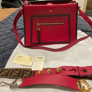 FENDI RUNWAY SMALL - WITH STUDDED GUITAR STRAP IN EXCELLENT CONDITION